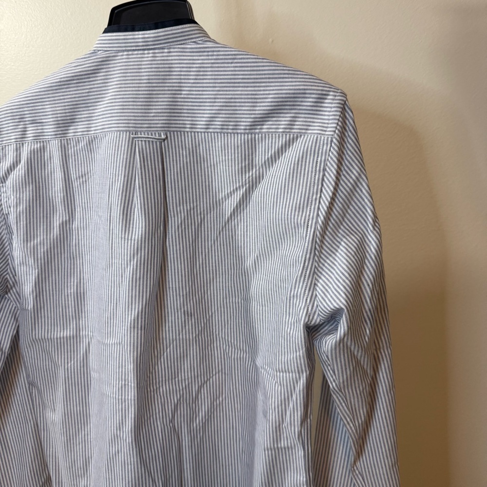 The Kooples Light Blue Striped Button Down Shirt - Picture 11 of 12
